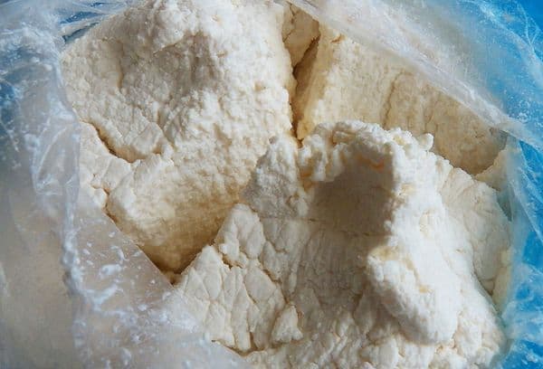 Fromage cottage dans un sac