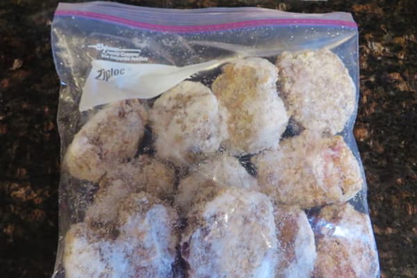 Paquet d'escalopes surgelées