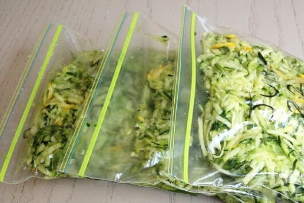 Courgettes râpées pour crêpes