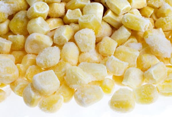 Céréales congelées