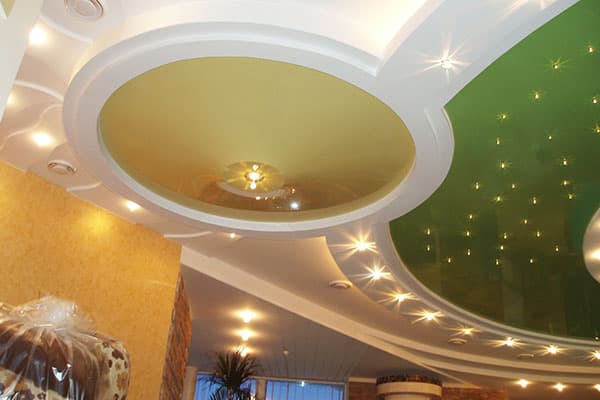 Conception de plafond tendu complexe