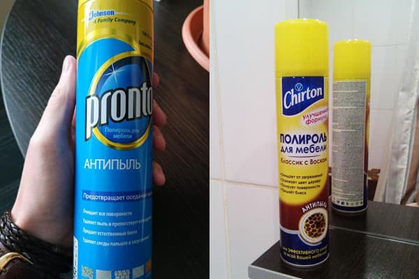 Agents antistatiques pour meubles