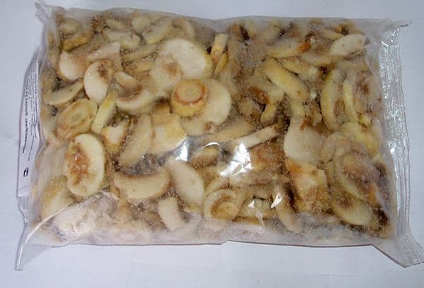 Champignons surgelés