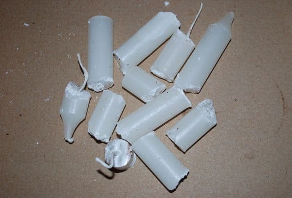 bougies ménagères en paraffine