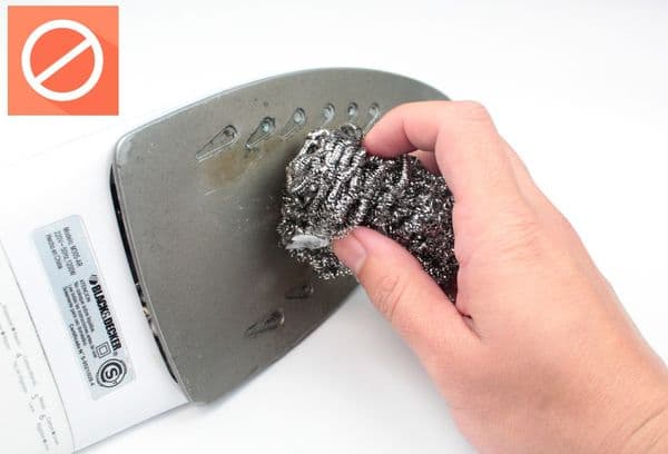 Du tartre sur le fer