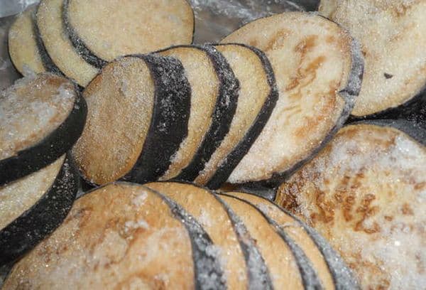 aubergines cuites surgelées