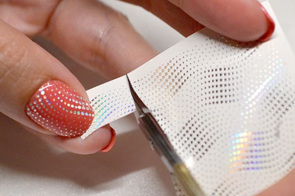 Feuille de transfert pour ongles