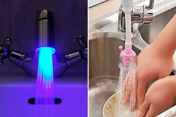 Aérateur de robinet avec lumière