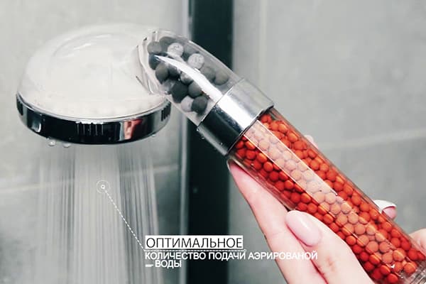 Pommeau de douche à économie d'eau