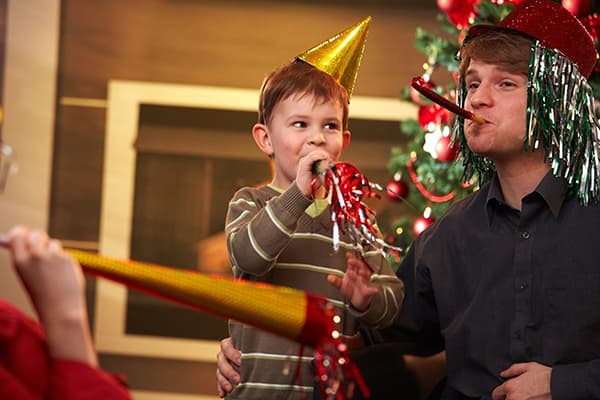 Célébrer le Nouvel An avec les enfants