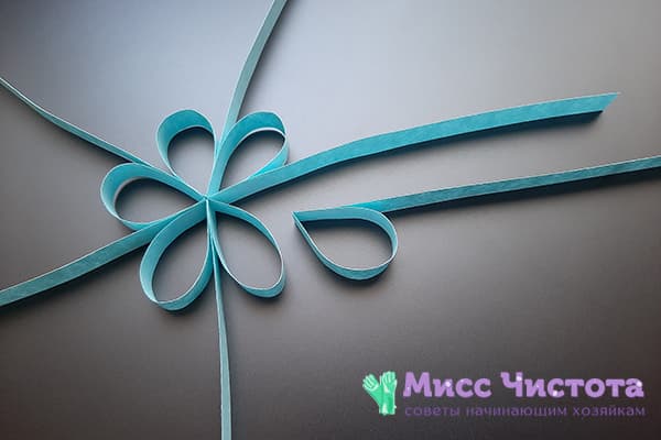 Base pour flocons de neige en bandes de papier