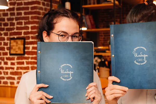 Menu du café Ginger à Chelyabinsk