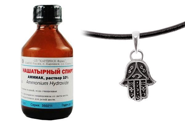 Pendentif ammoniaque et argent