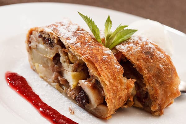 strudel aux pommes