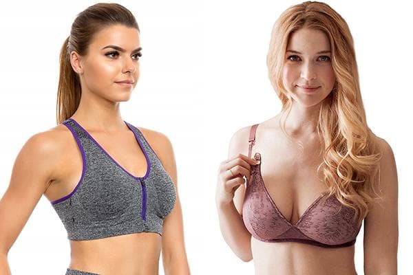 Différents types de soutiens-gorge – de sport et pour les mères allaitantes