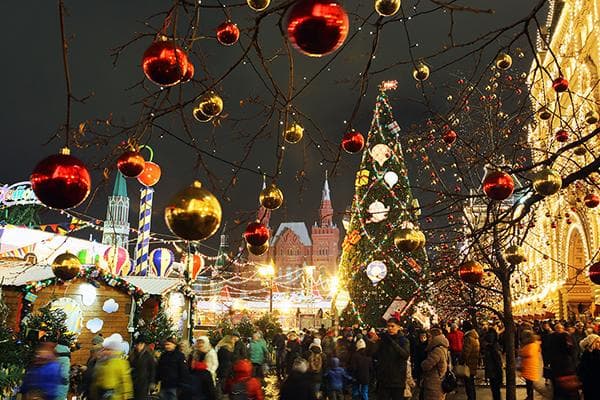 Nouvel An sur la Place Rouge