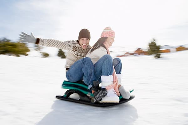 Luge en couple