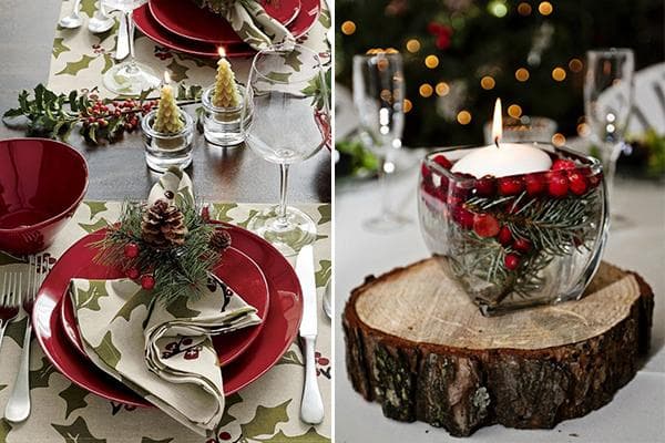 Décoration de table du Nouvel An