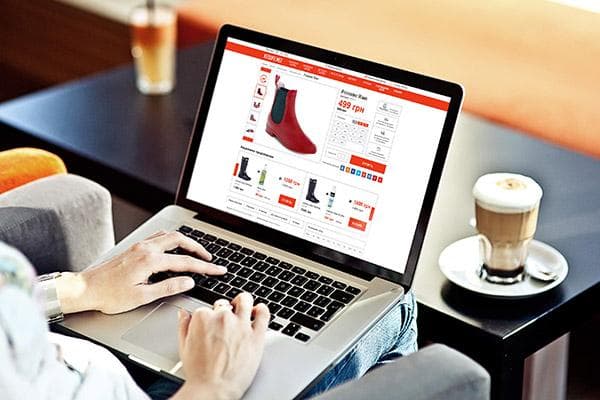 Sélection d'un produit dans une boutique en ligne