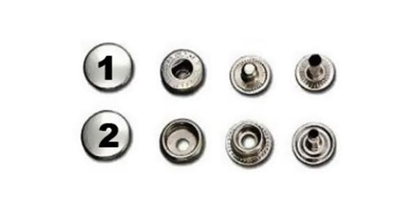 Comparaison de l'anneau et du bouton à ressort