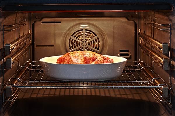 Poulet cuit au four à convection