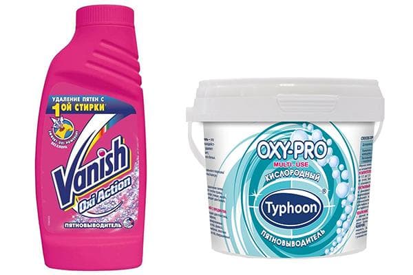 Détachants à l'oxygène