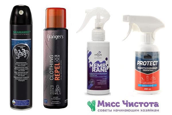 4 types d'imprégnation hydrofuge pour vêtements