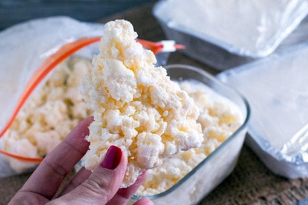 Fromage cottage surgelé