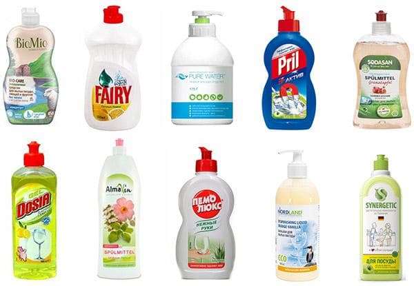 Détergents à vaisselle