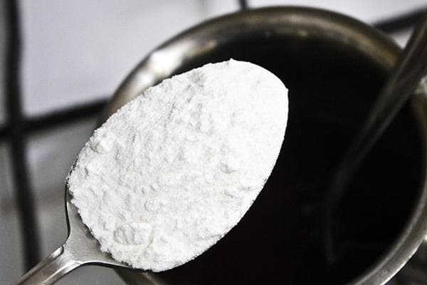 Cuillère de fécule de pomme de terre