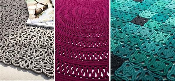 Tapis de bain faits maison