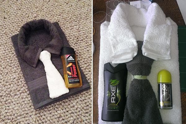 Chemise confectionnée à partir de serviettes