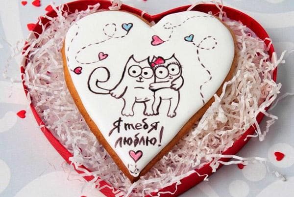 Pain d'épice Saint-Valentin