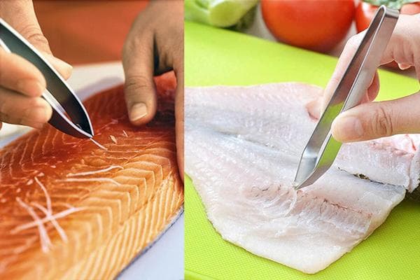 Pincettes pour nettoyer le poisson
