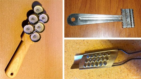 Matériel de nettoyage du poisson fait maison