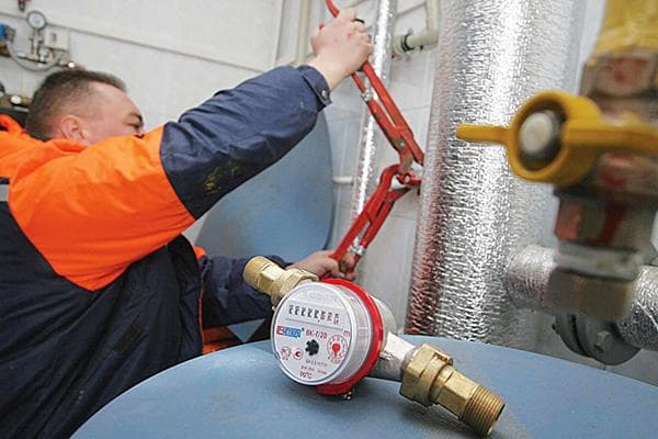 Remplacement d'un compteur d'eau chaude