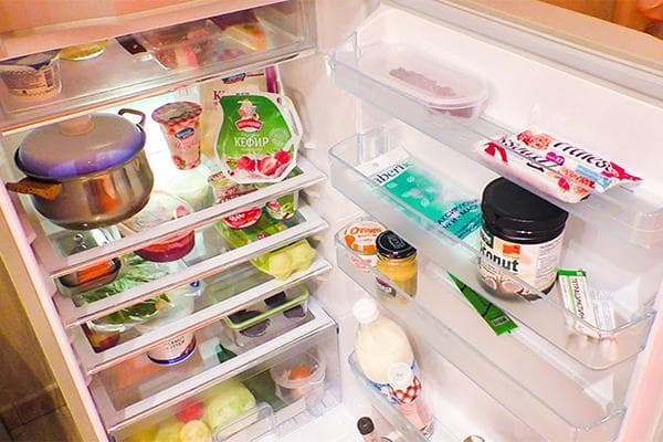 Aliments au réfrigérateur