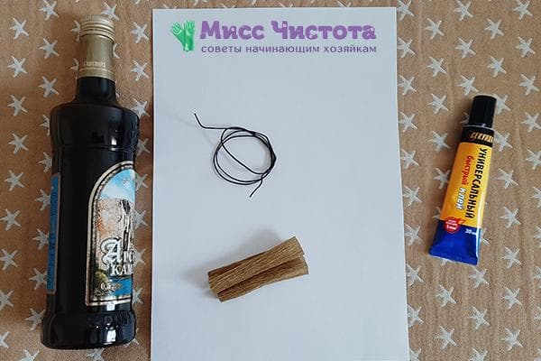 Tout ce dont vous avez besoin pour décorer une bouteille pour le 23 février