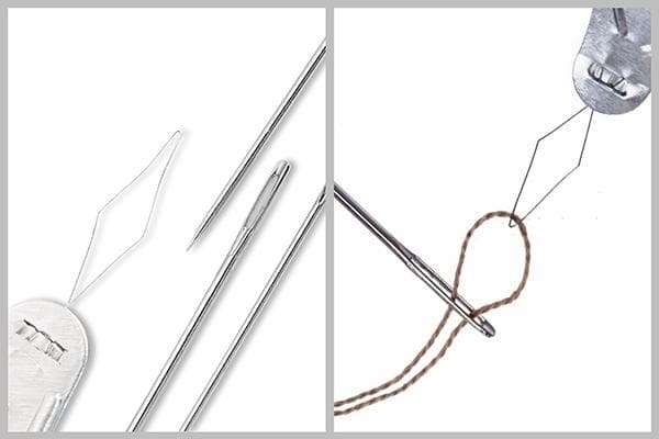 Utiliser un enfile-aiguille manuel