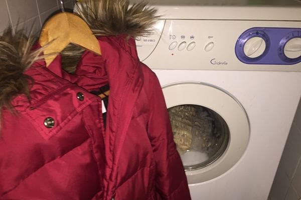 Doudoune après lavage