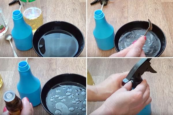 Préparer un agent antistatique à partir de vinaigre, d'eau et d'huiles