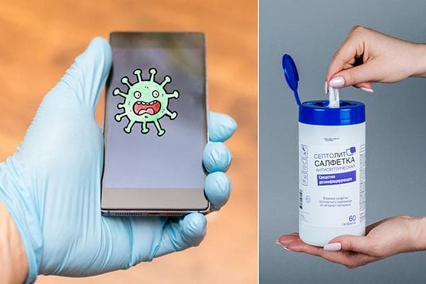Lingettes pour désinfecter votre téléphone