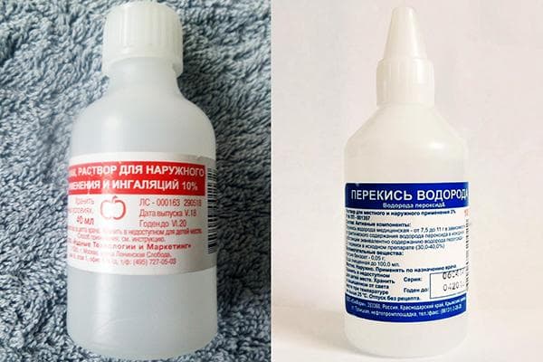 Ammoniac et peroxyde d'hydrogène