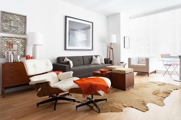 Peau d'animal à l'intérieur