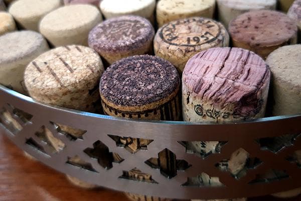 Dessous de verre en liège pour le vin