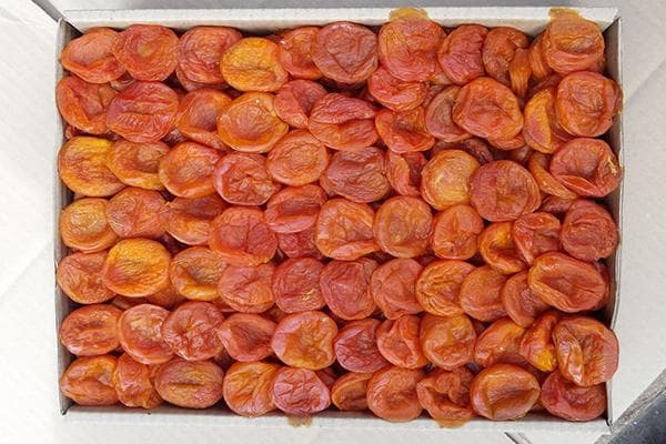 Coffret d'abricots secs