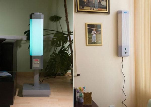 Lampe à quartz dans la maison