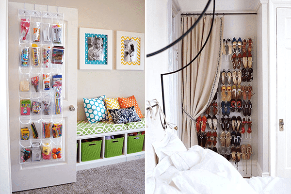 Rangement vertical dans un petit appartement