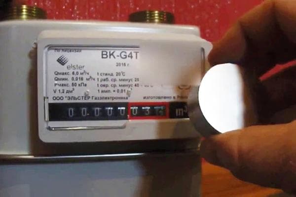 Compteur de gaz et aimant néodyme