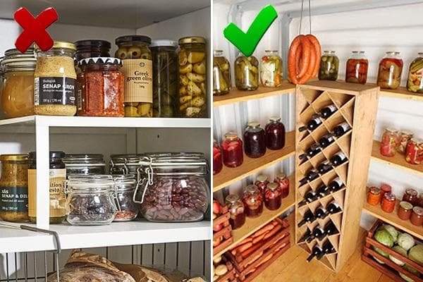 Stockage de produits en conserve